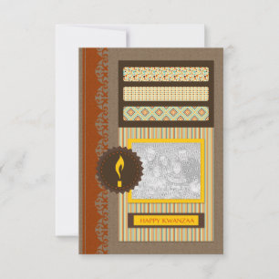 happy kwanzaa (scrapbook) invitation