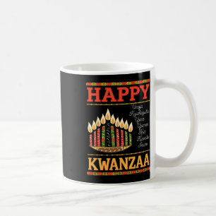 Happy Kwanzaa Seven Principles Of Kwanzaa Men Wome Coffee Mug