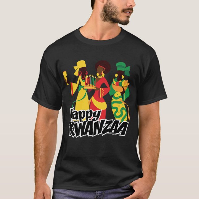 Happy Kwanzaa T-Shirt (Front)