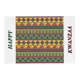Happy Kwanzaa Table Placemat
