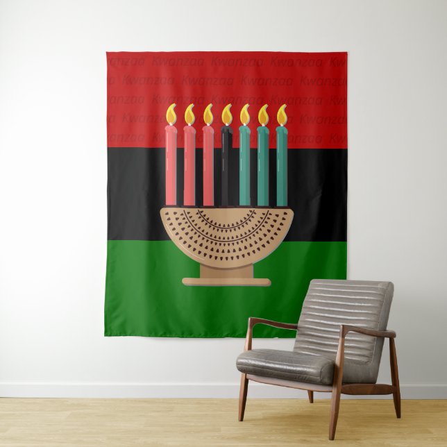 HAPPY KWANZAA TAPESTRY (In Situ)