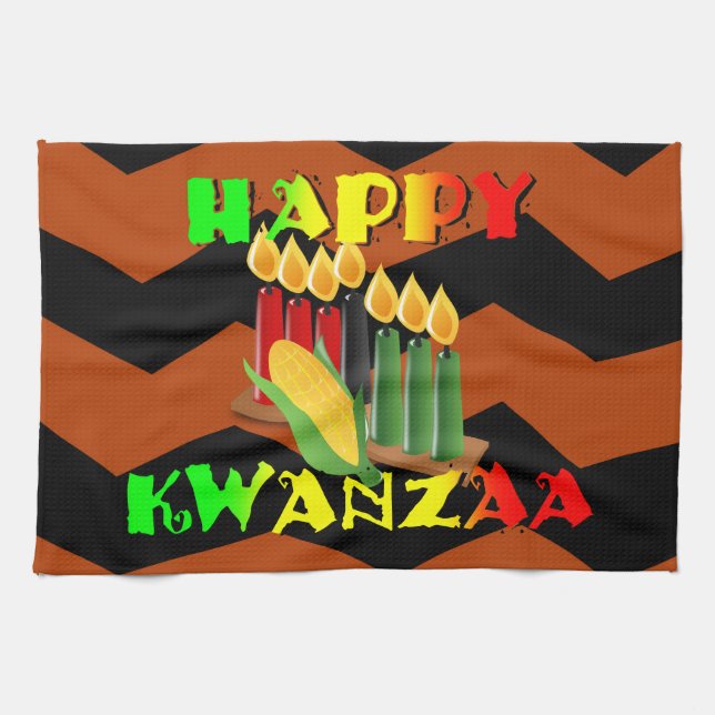 HAPPY KWANZAA TOWEL (Horizontal)