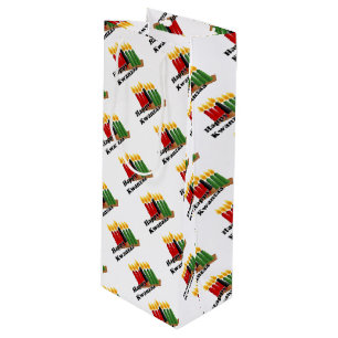 Happy Kwanzaa Wine Gift Bag