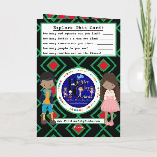 Happy Kwanzaa Word Search Holiday Card