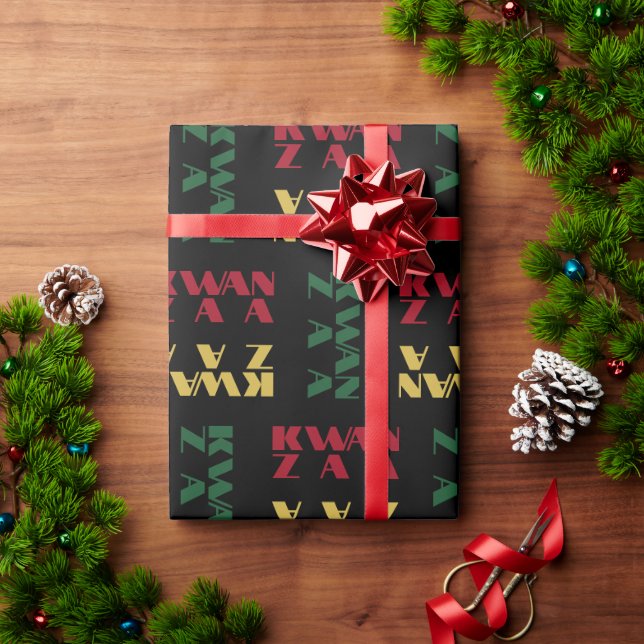 Happy Kwanzaa Wrapping Paper (Holiday Gift)