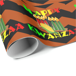 HAPPY KWANZAA WRAPPING PAPER