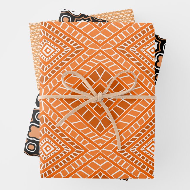 Happy Kwanzaa Wrapping Paper Sheets (In situ)