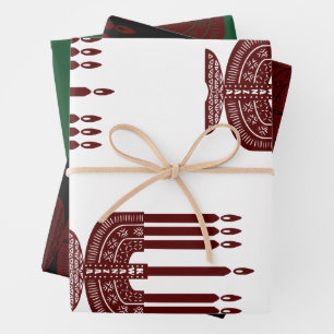 Happy Kwanzaa Wrapping Paper Sheets
