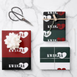 Happy Kwanzaa Wrapping Paper Sheets