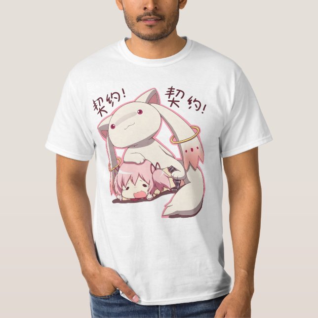 Happy Kyubey happy T-Shirt (Front)