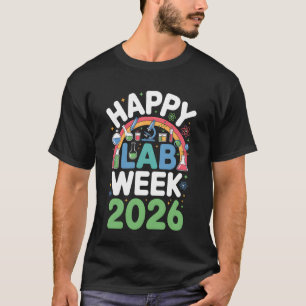 Happy Lab Week 2026 Medical Laboratory Scientist T-Shirt