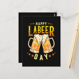 Happy Labeer Day Funny Labor Day Postcard