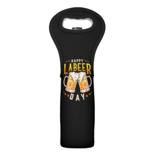 Happy Labeer Day Funny Labor Day Wine Bag