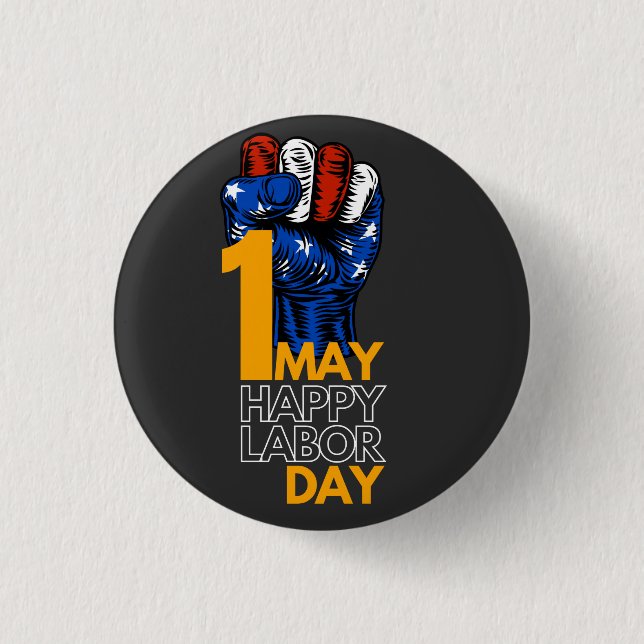 Happy labor button (Front)