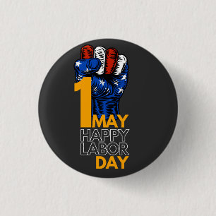 Happy labor button