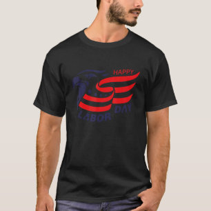 Happy Labor Day 2022 Eagle Us Flag America Labor D T-Shirt