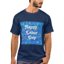 Happy Labor Day abstract art
