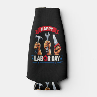 Happy Labor-day Bottle Cooler