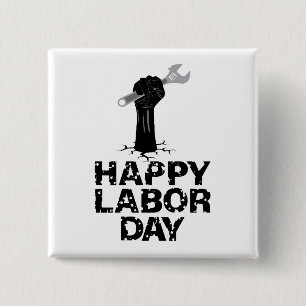 Happy Labor Day Button