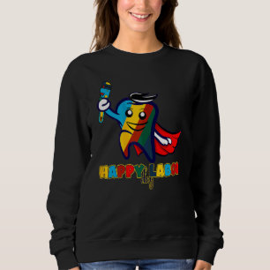 Happy Labor Day Dentist Dental Tooth Labour Day Sweatshirt