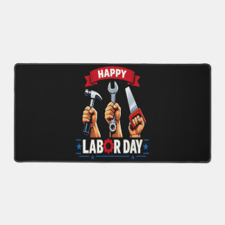 Happy Labor-day Desk Mat