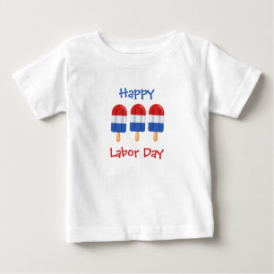 Happy Labor Day ice pops toddler T shirt