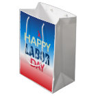 Happy Labor Day In Red White Blue