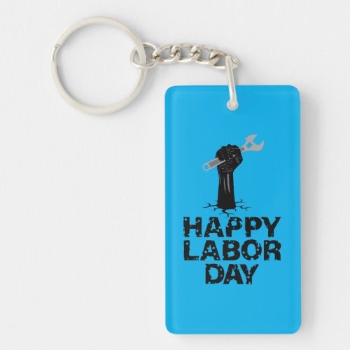 Happy Labor Day Keychain