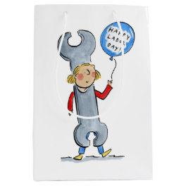 Happy Labor Day! Medium Gift Bag