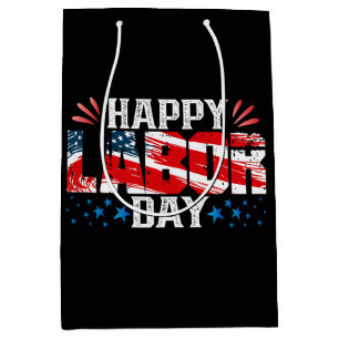Happy Labor Day Medium Gift Bag