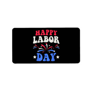 Happy Labor Day Men Women Kids Label