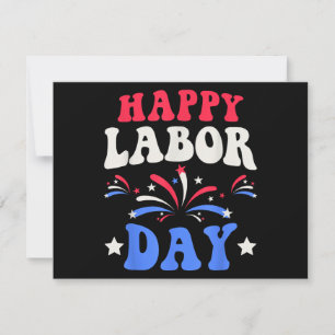 Happy Labor Day Men Women Kids Save The Date