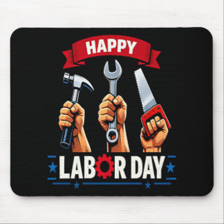 Happy Labor-day Mouse Pad