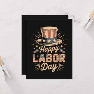 Happy Labor Day Patriotic Celebration Invitation
