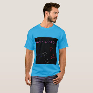 Happy Labor Day Patriotic Stars Men's T-Shirt