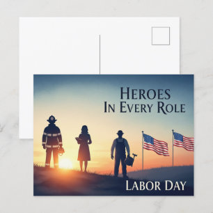 Happy Labor Day Postcard