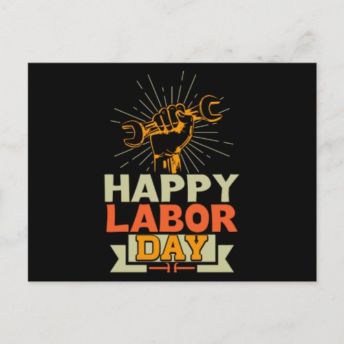 Happy Labor Day Postcard