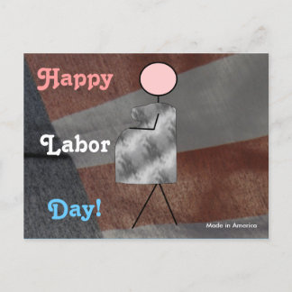 Happy Labor Day Postcard