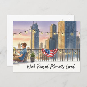 Happy Labor Day Postcard