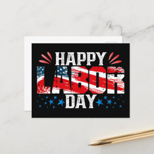 Happy Labor Day Postcard