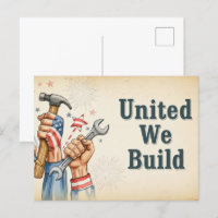 Happy Labor Day  Postcard