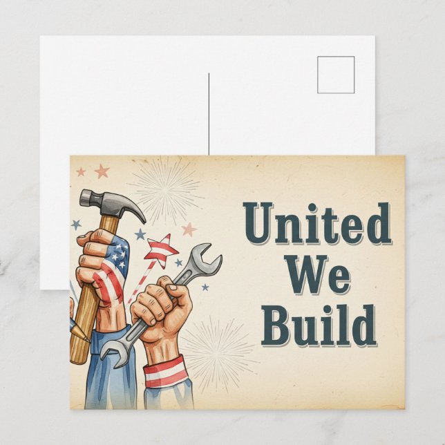 Happy Labor Day  Postcard (Front/Back)