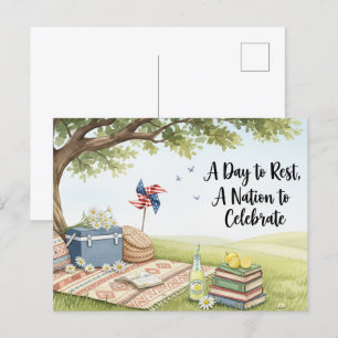 Happy Labor Day Postcard