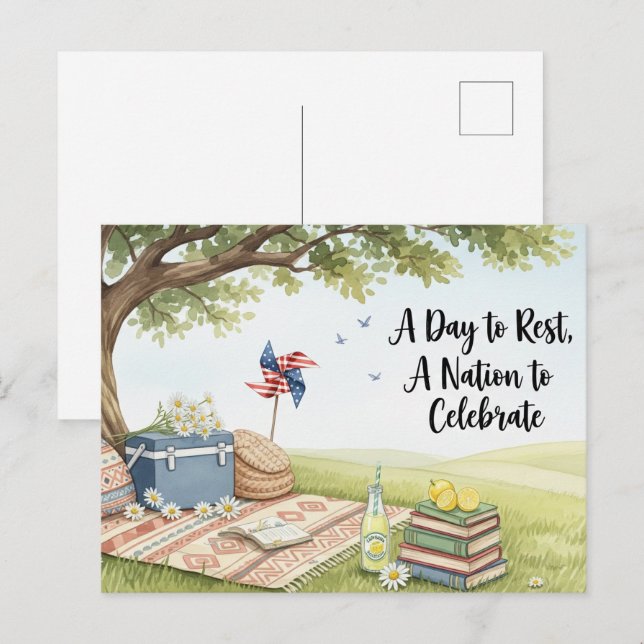 Happy Labor Day  Postcard (Front/Back)