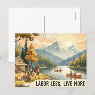 Happy Labor Day Postcard