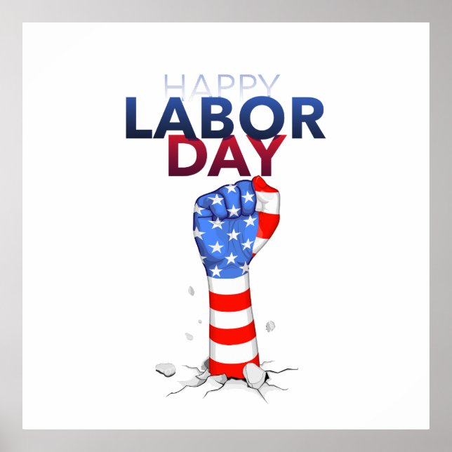 Happy Labor day  Poster (Front)