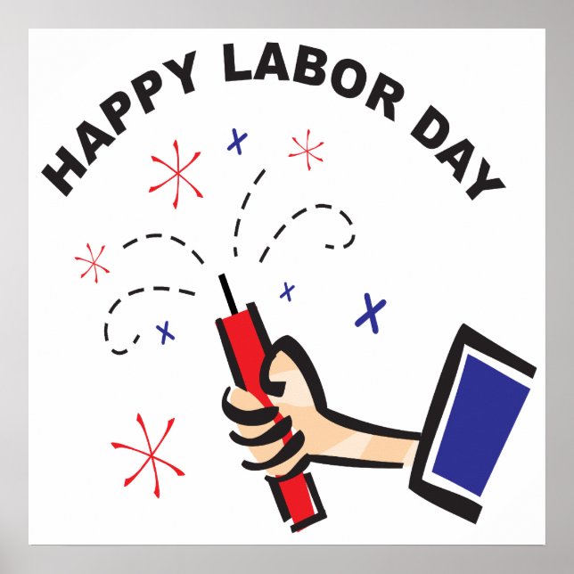 Happy Labor Day Poster (Front)
