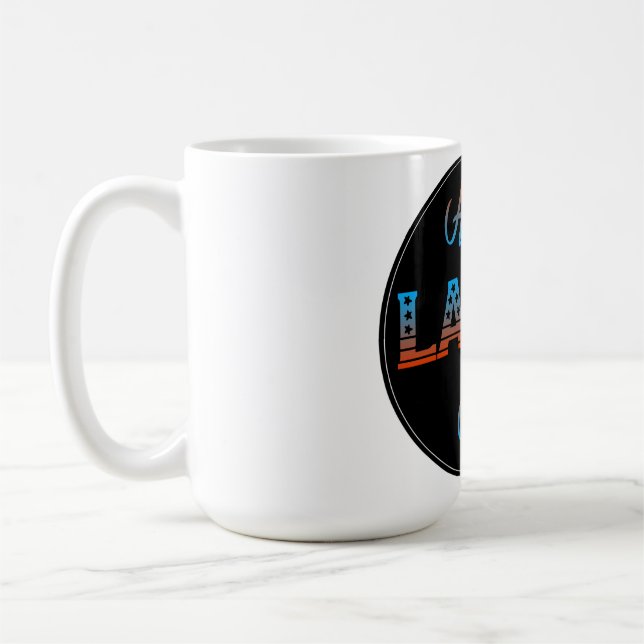 Happy Labor Day Sign Mug (Left)