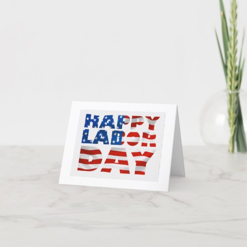 Happy Labor Day Thank You Card