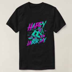 Happy Labor Day Typography Unique T-Shirt Design